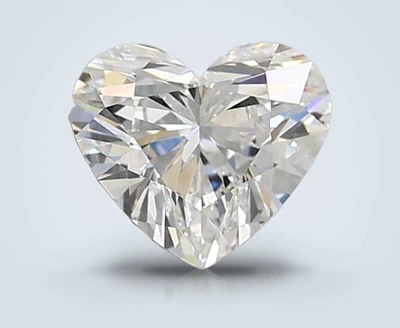 1.67ct D VVS1 Very Good Cut Heart Lab Grown Diamond