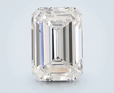 3.57ct F VVS2 Very Good Cut Emerald Lab Grown Diamond