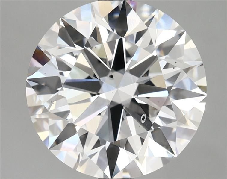 4.28ct D SI1 Rare Carat Ideal Cut Round Lab Grown Diamond