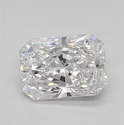 0.69ct D VVS2 Rare Carat Ideal Cut Radiant Lab Grown Diamond