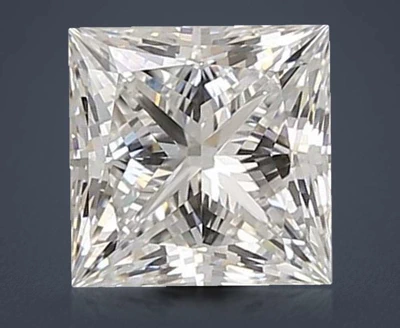 1.57ct E VS1 Rare Carat Ideal Cut Princess Lab Grown Diamond