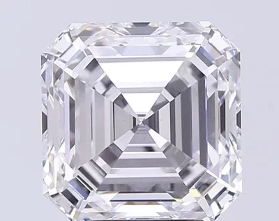 5.53ct E VS1 Excellent Cut Asscher Lab Grown Diamond