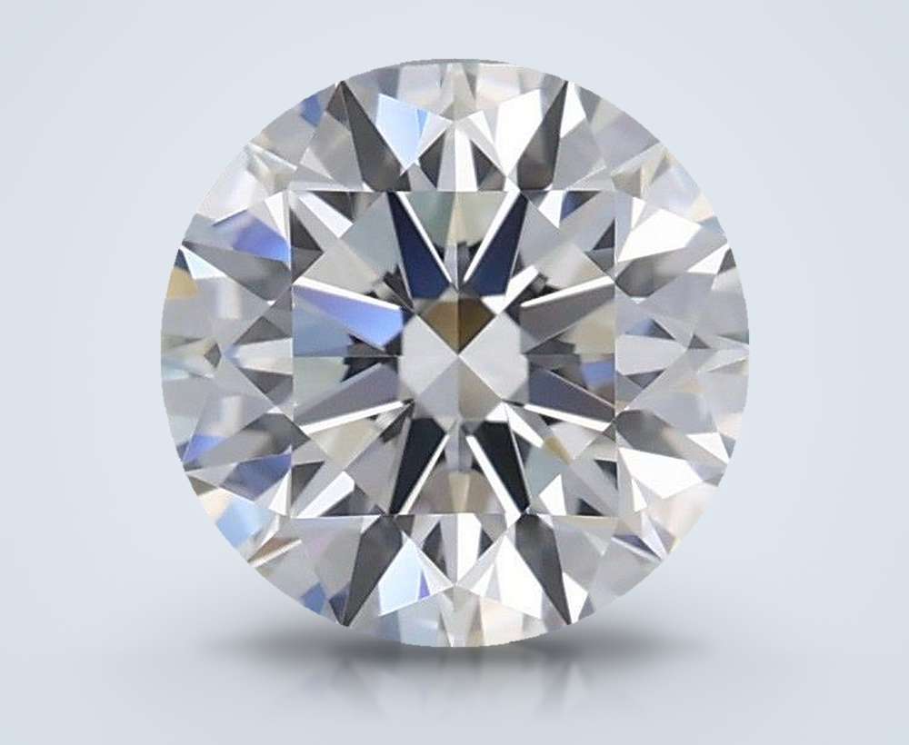 1.28ct F VS1 Rare Carat Ideal Cut Round Lab Grown Diamond