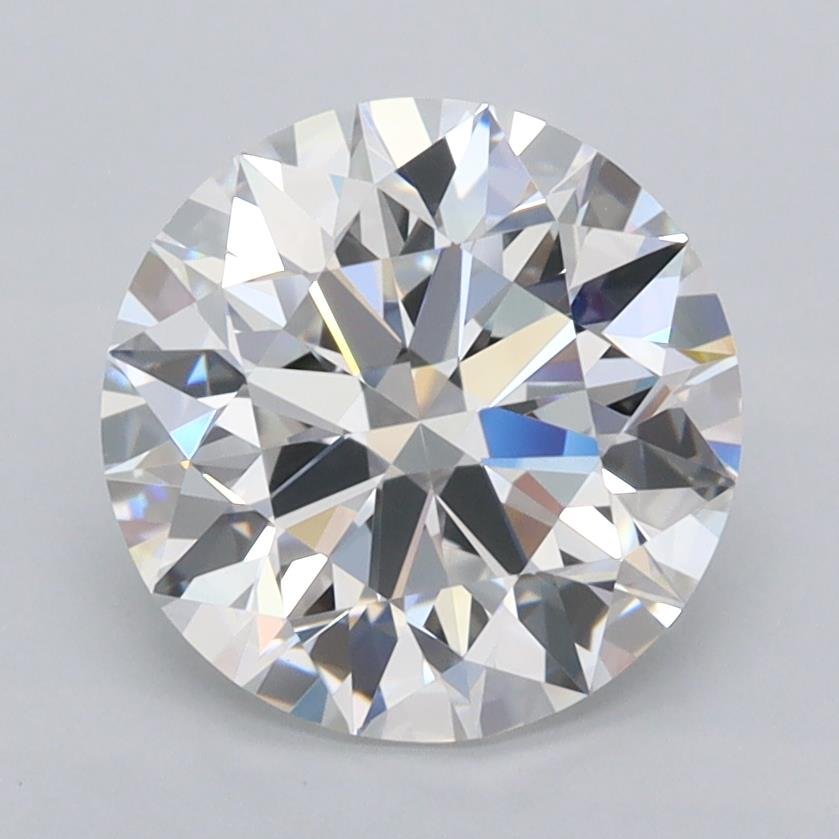2.51ct D VVS1 Excellent Cut Round Lab Grown Diamond