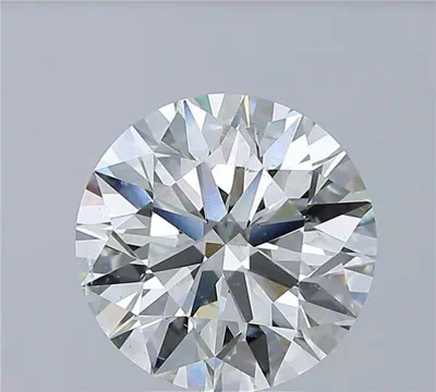 4.01ct J SI2 Rare Carat Ideal Cut Round Diamond