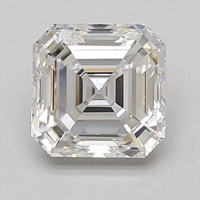 1.60ct D VVS2 Rare Carat Ideal Cut Asscher Lab Grown Diamond