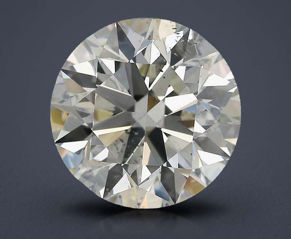 3.53ct K SI2 Excellent Cut Round Diamond