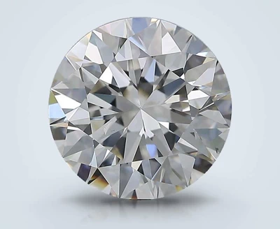 5.01ct I SI1 Rare Carat Ideal Cut Round Diamond