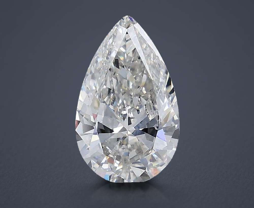 1.48ct G VVS2 Very Good Cut Pear Lab Grown Diamond