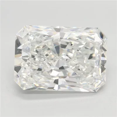 5.09ct F VVS2 Rare Carat Ideal Cut Radiant Lab Grown Diamond