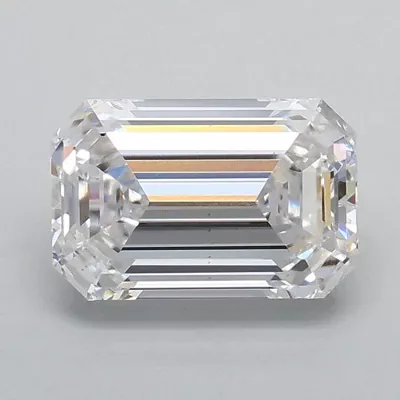 1.09ct D VS1 Rare Carat Ideal Cut Emerald Lab Grown Diamond