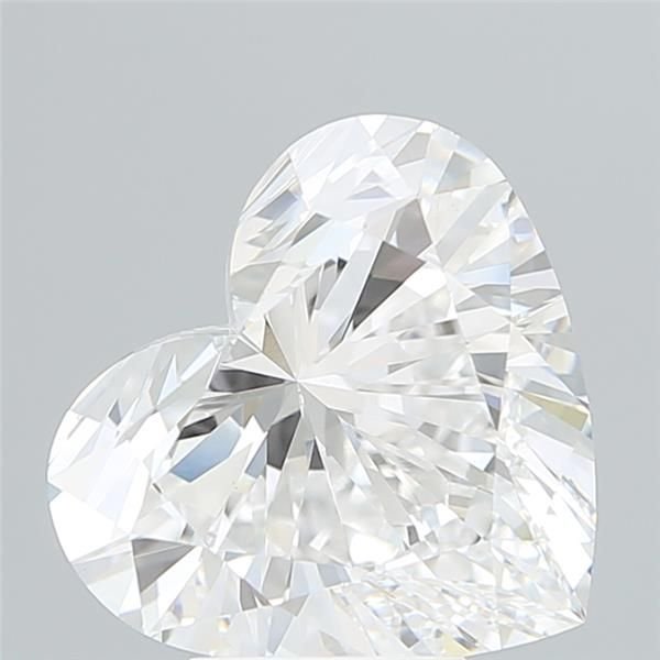 5.46ct E VS1 Rare Carat Ideal Cut Heart Lab Grown Diamond