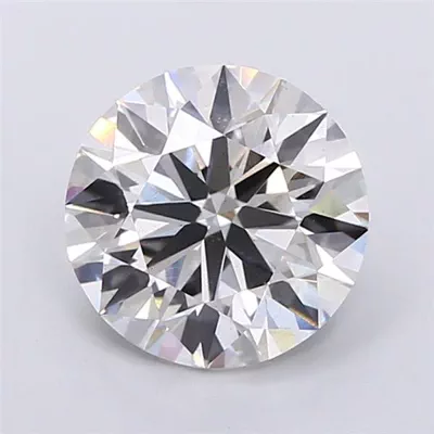 3.01ct F VS2 Rare Carat Ideal Cut Round Lab Grown Diamond
