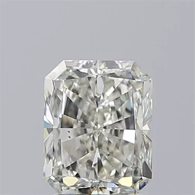 2.01ct J SI1 Rare Carat Ideal Cut Radiant Diamond