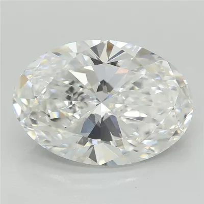 4.01ct D VS1 Rare Carat Ideal Cut Oval Lab Grown Diamond