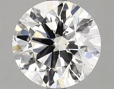 2.46ct D VS2 Rare Carat Ideal Cut Round Lab Grown Diamond