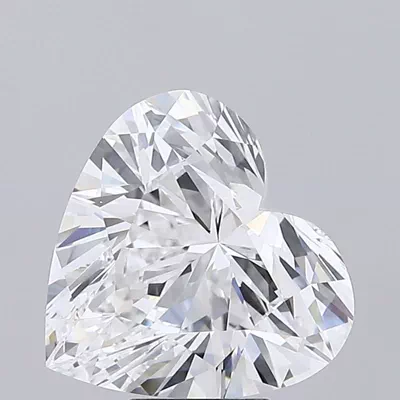 6.08ct E VVS2 Rare Carat Ideal Cut Heart Lab Grown Diamond