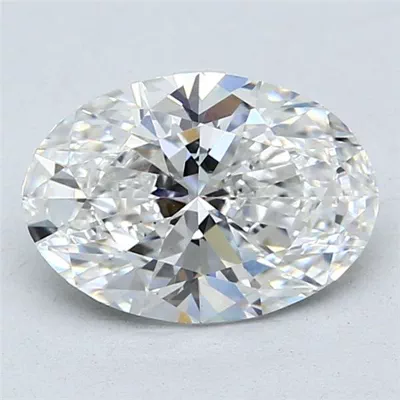 2.01ct E VS1 Rare Carat Ideal Cut Oval Lab Grown Diamond