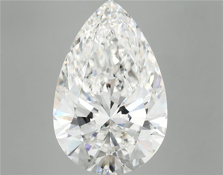 10.60ct F VVS2 Rare Carat Ideal Cut Pear Lab Grown Diamond