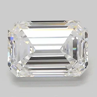 2.07ct D VS2 Rare Carat Ideal Cut Emerald Lab Grown Diamond