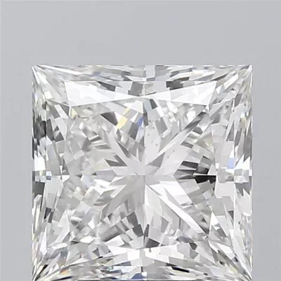 6.07ct G VS2 Rare Carat Ideal Cut Princess Lab Grown Diamond