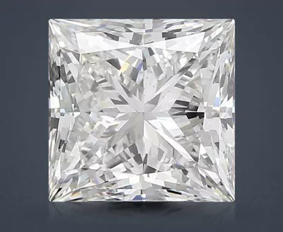 6.07ct G VS2 Rare Carat Ideal Cut Princess Lab Grown Diamond