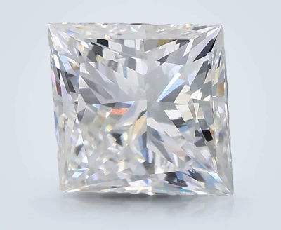 3.08ct E VVS2 Rare Carat Ideal Cut Princess Lab Grown Diamond