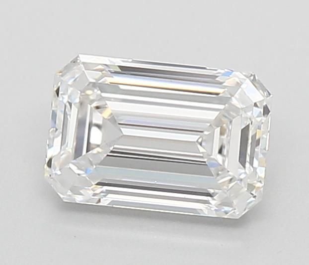 1.03ct D VVS2 Rare Carat Ideal Cut Emerald Lab Grown Diamond