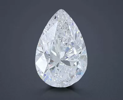 2.52ct E VS2 Rare Carat Ideal Cut Pear Lab Grown Diamond