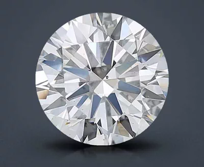 3.01ct F SI1 Rare Carat Ideal Cut Round Diamond