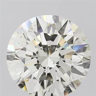 3.30ct J SI1 Rare Carat Ideal Cut Round Diamond