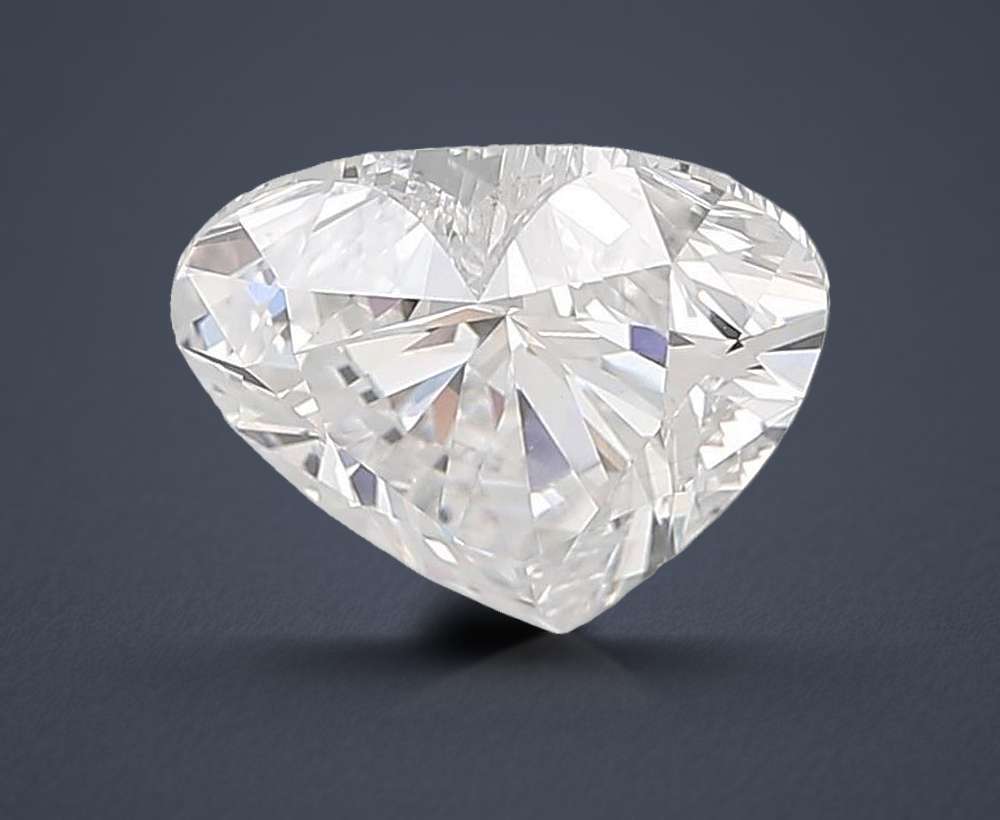 6.03ct E VVS2 Rare Carat Ideal Cut Heart Lab Grown Diamond