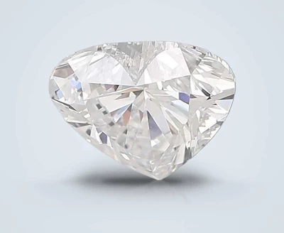 6.03ct E VVS2 Rare Carat Ideal Cut Heart Lab Grown Diamond