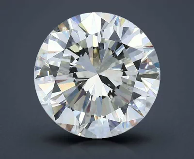 3.08ct J SI2 Good Cut Round Diamond