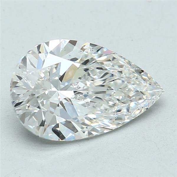 2.50ct F VS2 Rare Carat Ideal Cut Pear Lab Grown Diamond
