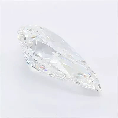 5.10ct E VVS2 Rare Carat Ideal Cut Pear Lab Grown Diamond