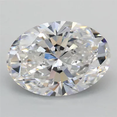 3.55ct E VVS2 Rare Carat Ideal Cut Oval Lab Grown Diamond