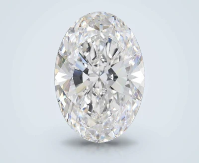11.18ct F VS2 Rare Carat Ideal Cut Oval Lab Grown Diamond