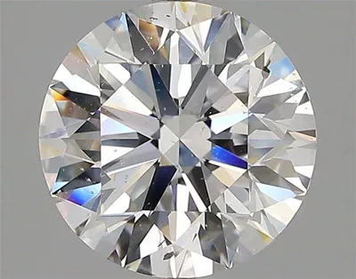 3.01ct D SI2 Rare Carat Ideal Cut Round Diamond