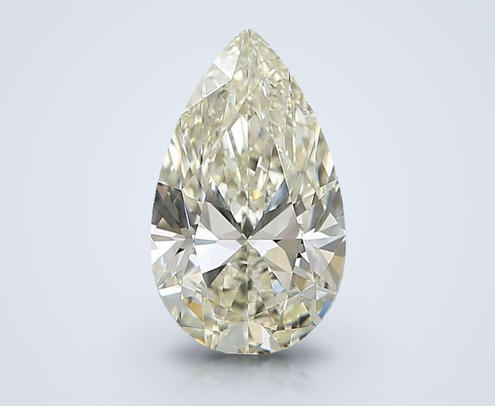 2.50ct K VS1 Rare Carat Ideal Cut Pear Diamond