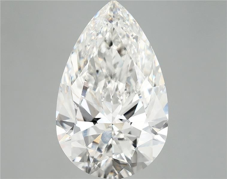 10.12ct F VVS2 Rare Carat Ideal Cut Pear Lab Grown Diamond