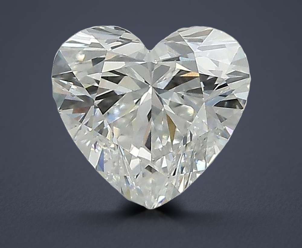 1.52ct G VS1 Rare Carat Ideal Cut Heart Lab Grown Diamond