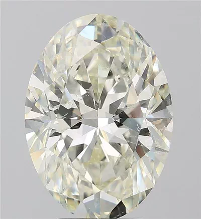 5.35ct J SI1 Rare Carat Ideal Cut Oval Diamond