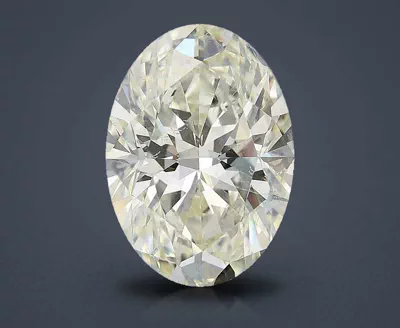 5.35ct J SI1 Rare Carat Ideal Cut Oval Diamond