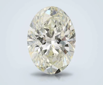 5.35ct J SI1 Rare Carat Ideal Cut Oval Diamond