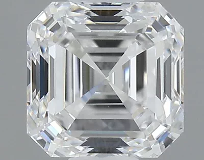 0.52ct E VVS2 Rare Carat Ideal Cut Asscher Diamond