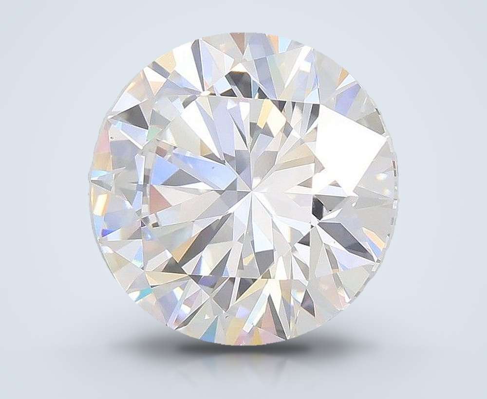 4.44ct E VS1 Excellent Cut Round Lab Grown Diamond