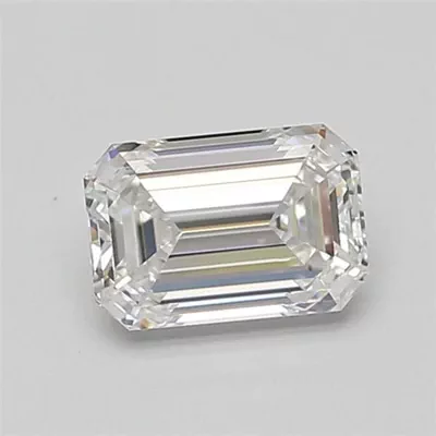 1.38ct E VVS2 Excellent Cut Emerald Lab Grown Diamond