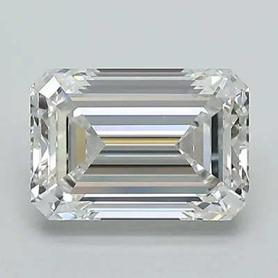 1.55ct E VVS2 Excellent Cut Emerald Lab Grown Diamond