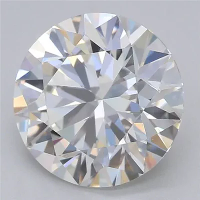2.06ct F VS2 Rare Carat Ideal Cut Round Lab Grown Diamond
